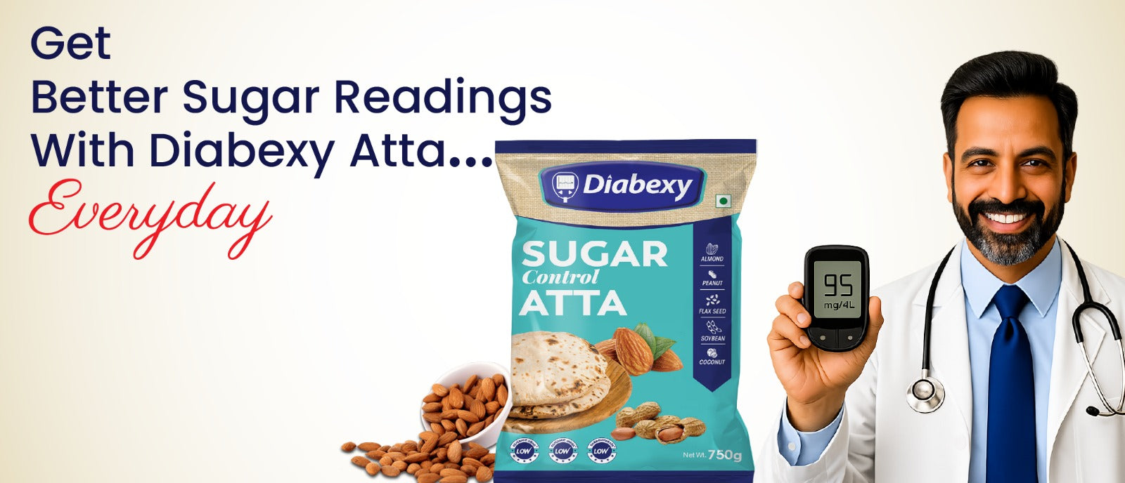 Diabexy atta is a superfood for diabetics 
