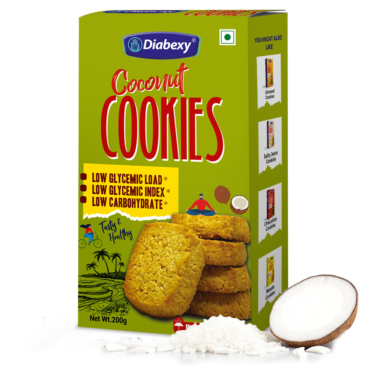 Diabexy Coconut Cookies - 200g
