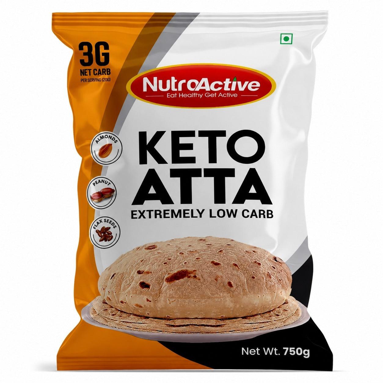 NutroActive Low Carb Keto Atta for Weight Loss | High Protein