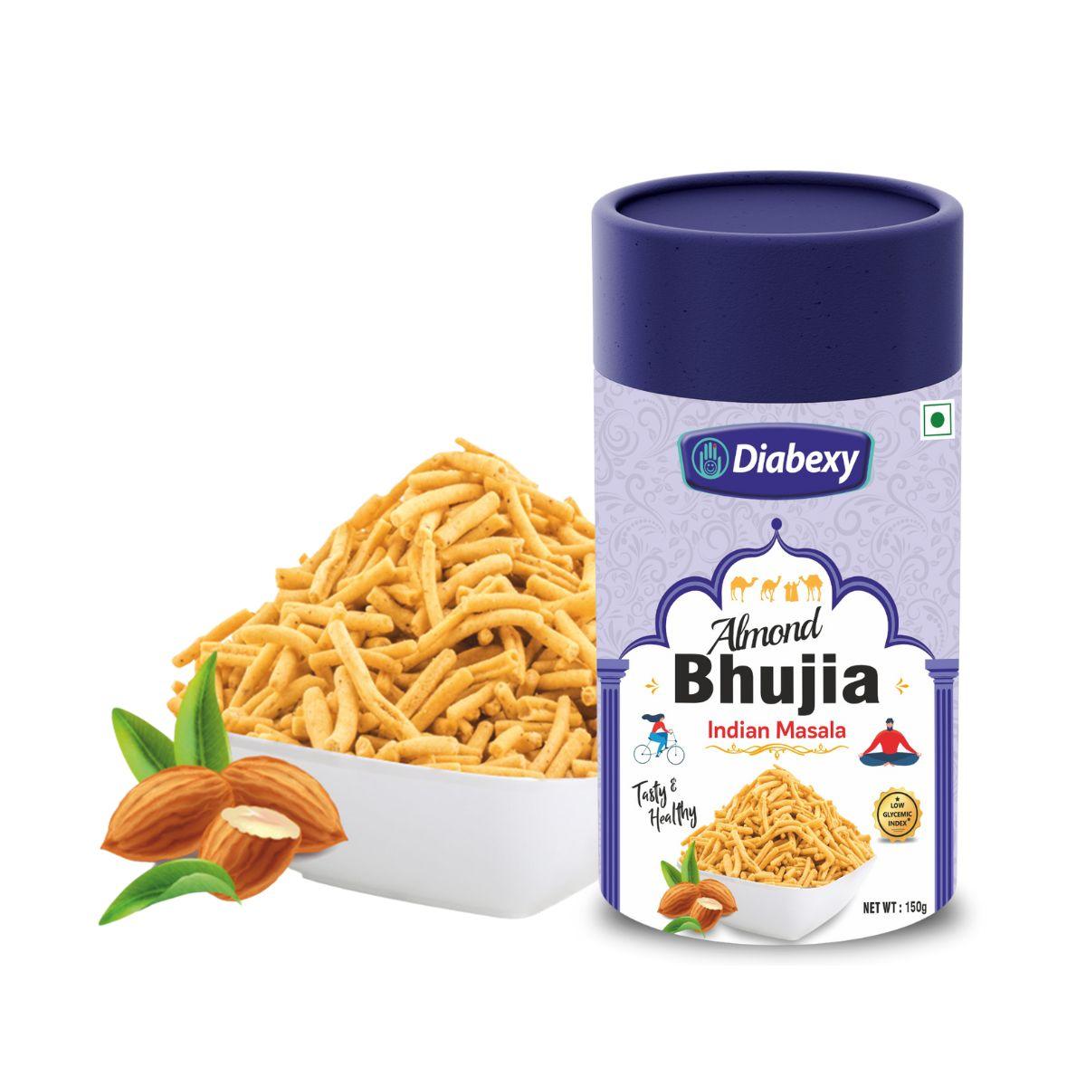 Diabexy Almond Bhujia | Indian Masala Flavor - Diabexy