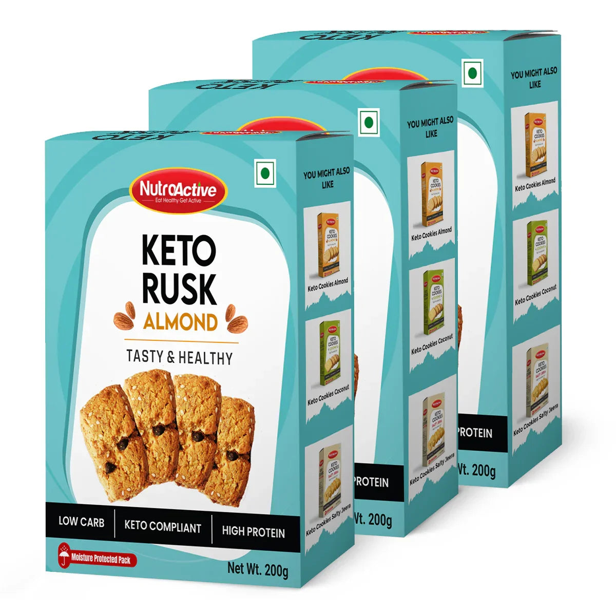 NutroActive Keto Rusk- 200g