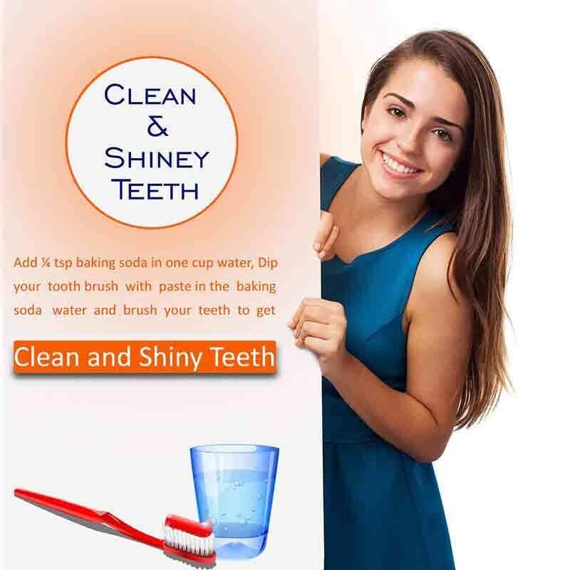 Use of Nutroactive Baking soda packet for cleening teeth