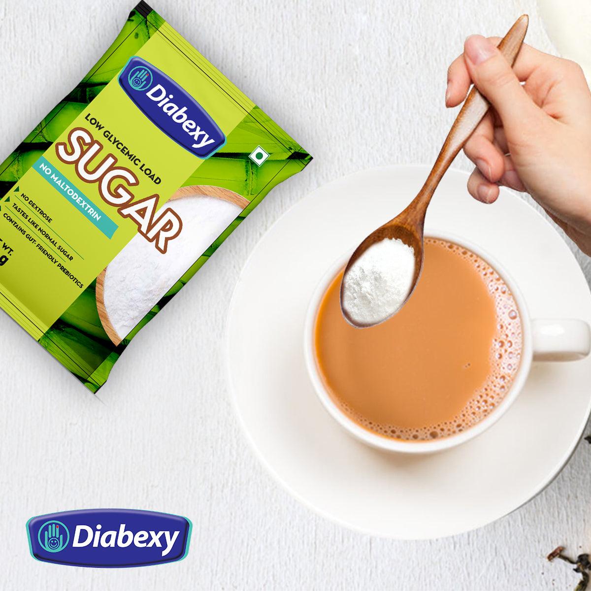 Diabexy sugar can be used in cold or hot drinks